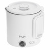 Cana electrica pentru drumetii Adler AD 1388w, 650 W, 0,8 l, Capac detasabil, Apa, Ceai, Cafea, Alb