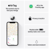 Dispozitiv de urmărire inteligent Apple AirTag 1 MX532ZM/A, Bluetooth, NFC, IP67, alb