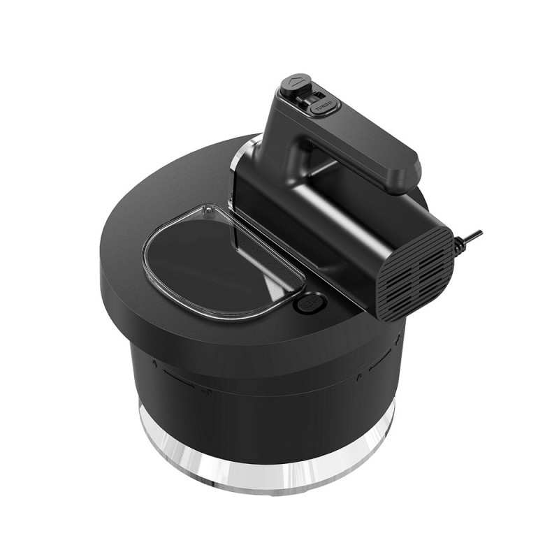 Mixer cu vas/manual Finlux FHMC-3088 D, 800 W, 3,5 l, 6 viteze, TURBO, butoane de eliberare, negru