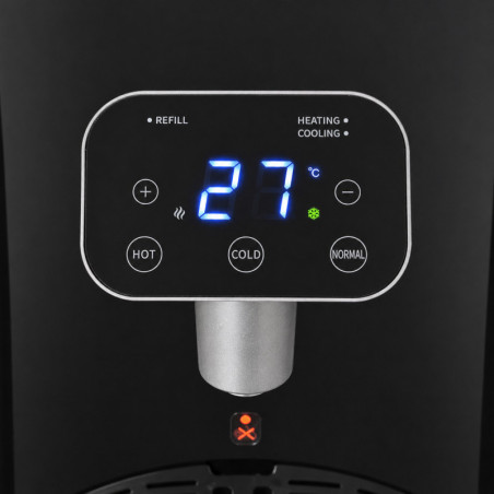 Dispenser de apă Finlux FWD-2611TS, 520 W, 12–95 °C, răcire 3 l/h, încălzire 5 l/h, cu compresor, negru/argintiu