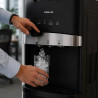 Dispenser de apă cu generator de gheață Finlux FWD-2602IM, 520 W, 12–95 °C, răcire 4 l/h, încălzire 5 l/h, cu compresor, negru/argintiu