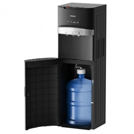 Dispenser de apă cu generator de gheață Finlux FWD-2602IM, 520 W, 12–95 °C, răcire 4 l/h, încălzire 5 l/h, cu compresor, negru/argintiu