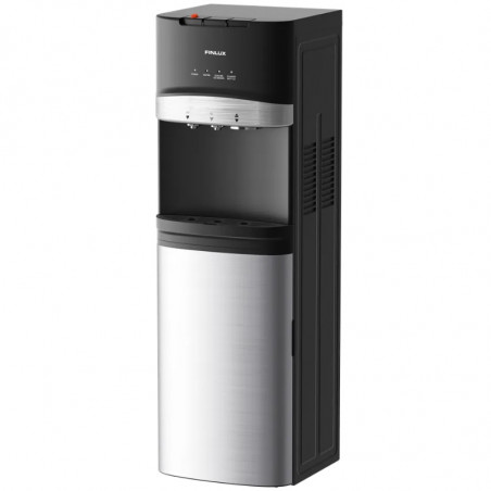 Dispenser de apă cu generator de gheață Finlux FWD-2602IM, 520 W, 12–95 °C, răcire 4 l/h, încălzire 5 l/h, cu compresor, negru/argintiu