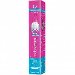 Cilindru de rezervă pentru aparatul de carbonatare a apei SodaStream, CO₂, Quick Connect, 425 g, 60 l, inox/roz