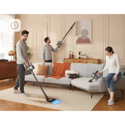 Aspirator vertical Dreame R20 VTV97A, 190 AW, 3 moduri, 0,6 l, 90 min, HEPA, Ecran LCD, Negru