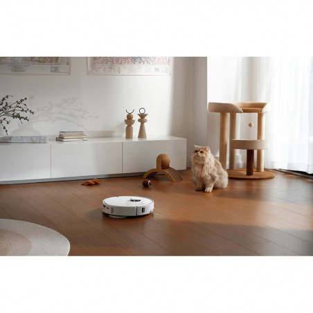 Aspirator robot Roborock Q Revo Edge 5V1 QRES52-00, 18500 Pa, 5200 mAh, 66 W, cartografiere 3D LiDAR, Reactive AI, FlexiArm, stație de încărcare, autonomie de până la 3 ore, negru