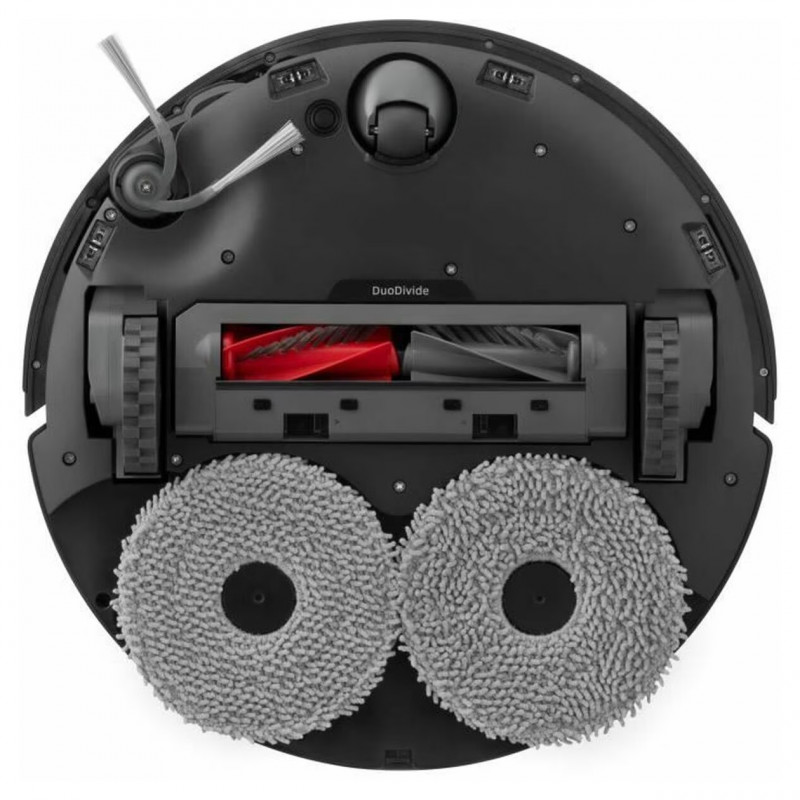 Aspirator robot Roborock Q Revo Edge 5V1 QRES52-00, 18500 Pa, 5200 mAh, 66 W, cartografiere 3D LiDAR, Reactive AI, FlexiArm, stație de încărcare, autonomie de până la 3 ore, negru