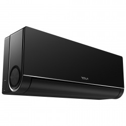 Aparat de aer condiționat cu invertor și difuzor de aromă Tesla TT35TPPB-1232IHWAM, 12000 BTU, 35 m², A+++, 8 viteze, Wi-Fi, algoritm AI, sterilizare UVC, flux 3D, negru