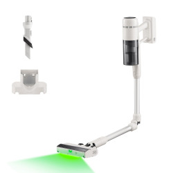 Aspirator vertical Roborock H60, 350 W, 115 AW, 500 ml, 3 trepte de putere, JawScrapers, autonomie de până la 60 de minute, alb