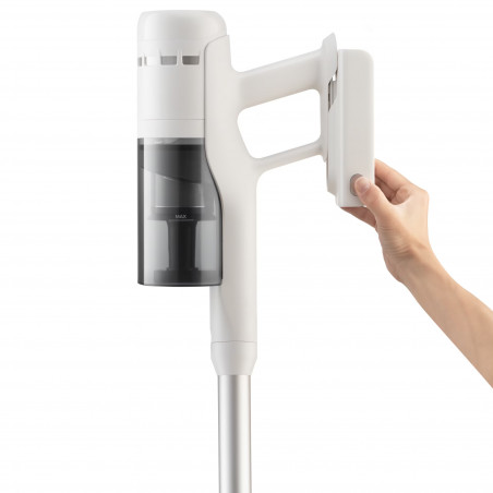 Aspirator vertical Roborock H60, 350 W, 115 AW, 500 ml, 3 trepte de putere, JawScrapers, autonomie de până la 60 de minute, alb