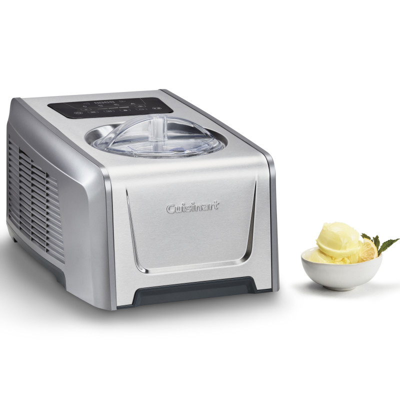 Mașină de înghețată Cuisinart Freeze Ease Pro ICE150E, 150 W, 1,5 l, 3 trepte, 4 programe, compresor, oțel inoxidabil