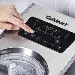 Mașină de înghețată Cuisinart Freeze Ease Pro ICE150E, 150 W, 1,5 l, 3 trepte, 4 programe, compresor, oțel inoxidabil