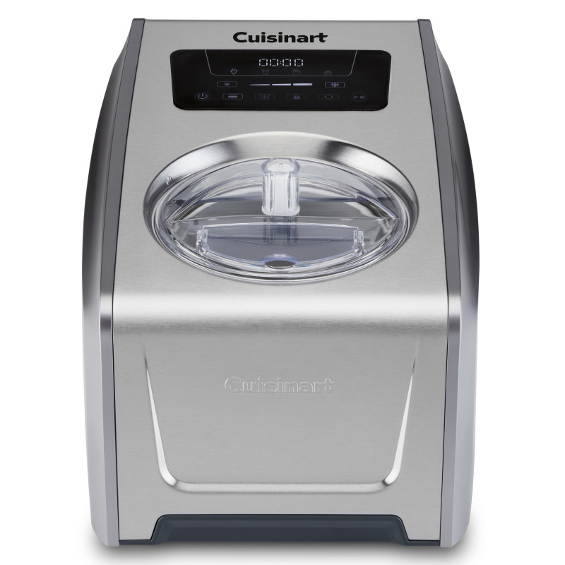 Mașină de înghețată Cuisinart Freeze Ease Pro ICE150E, 150 W, 1,5 l, 3 trepte, 4 programe, compresor, oțel inoxidabil