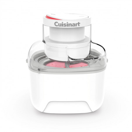Mașină de înghețată Cuisinart Solo Scoops ICEM10E, 25 W, 475 ml, până la 8 bile de înghețată, alb