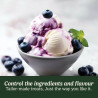 Mașină de înghețată Cuisinart Cool Scoops ICE21E, 35 W, 1,4 l, până la 20 de porții de înghețată, capac transparent cu închidere ușoară, alb
