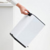 Coș de gunoi Brabantia Bo Pedal 1010119, 12 l, închidere ușoară, bază antiderapantă, alb