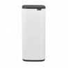 Coș de gunoi Brabantia Bo Touch 1010121, 30 l, deschidere lină și silențioasă, deschidere largă, alb