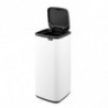 Coș de gunoi Brabantia Bo Touch 1010121, 30 l, deschidere lină și silențioasă, deschidere largă, alb