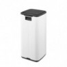 Coș de gunoi Brabantia Bo Touch 1010121, 30 l, deschidere lină și silențioasă, deschidere largă, alb