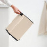 Coș de gunoi Brabantia Bo Pedal 1010123, 12 l, închidere ușoară, bază antiderapantă, bej