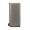 Coș de gunoi Brabantia Bo Pedal 1010129, 30 l, închidere ușoară, bază antiderapantă, gri