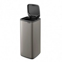 Coș de gunoi Brabantia Bo Touch 1010130, 30 l, deschidere lină și silențioasă, deschidere largă, gri
