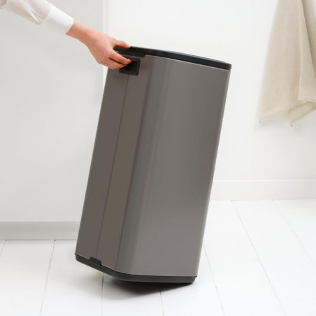Coș de gunoi Brabantia Bo Touch 1010130, 30 l, deschidere lină și silențioasă, deschidere largă, gri