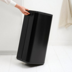 Coș de gunoi Brabantia Bo Touch 1010140, 30 l, deschidere lină și silențioasă, deschidere largă, negru