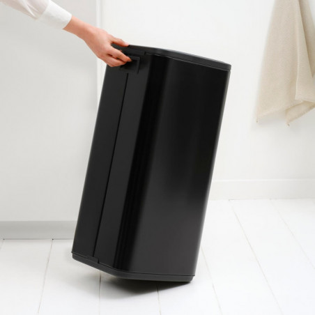 Coș de gunoi Brabantia Bo Touch 1010140, 30 l, deschidere lină și silențioasă, deschidere largă, negru