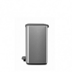 Coș de gunoi Brabantia Bo Pedal 1010143, 12 l, Închidere ușoară, Bază antiderapantă, Rezistent la amprente, Oțel inoxidabil/Mat