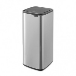 Coș de gunoi Brabantia Bo Touch 1010145, 30 l, Deschidere lină și silențioasă, Gaură mare, Rezistent la amprente, Oțel inoxidabil/Mat