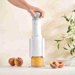 Aparat de înghețată Cuisinart Freeze Wand ICEFD10E, 250 W, 240 ml, 5 programe, fără BPA, funcționare silențioasă, alb