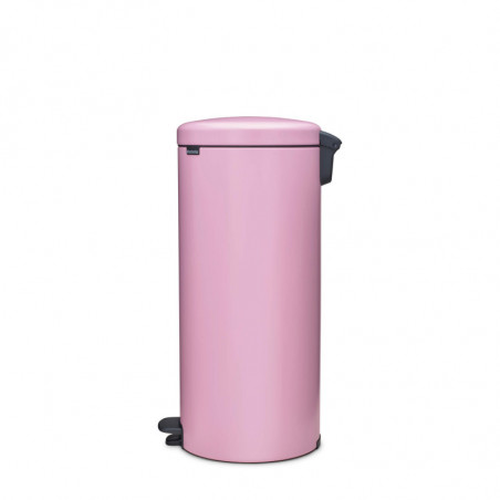 Coș de gunoi cu pedală Brabantia NewIcon 1010443, 30 l, închidere lentă, bază antiderapantă, roz