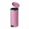 Coș de gunoi cu pedală Brabantia NewIcon 1010443, 30 l, închidere lentă, bază antiderapantă, roz