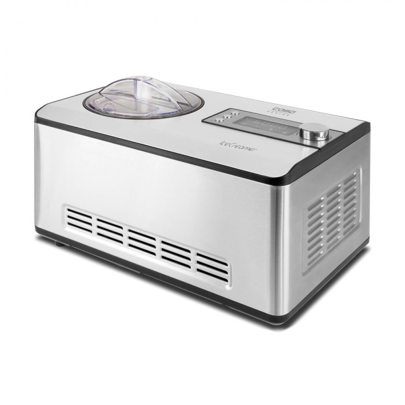 Aparat pentru înghețată și iaurt Caso IceCreamer 3298, 180 W, 2 l, 4 programe, LED, fără răcire prealabilă, compresor, oțel inoxidabil