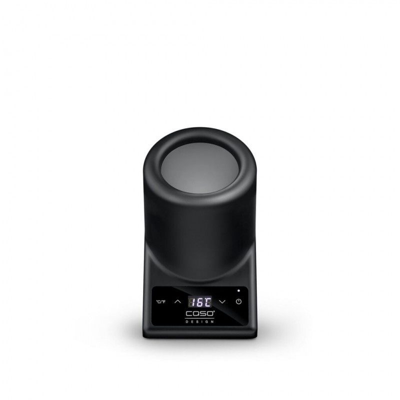 Răcitor de vin de masă Caso VinoCase Black, 72 W, 5-18 °C, pentru sticle cu diametrul de 9 cm, comandă tactilă, silențios, LED, negru mat