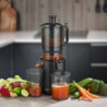 Storcator cu presare la rece slow juicer Caso Juice Fit Pro, 250 W, 1 l, 40 rpm, Safety Stop, Functionare silentioasa, Negru mat