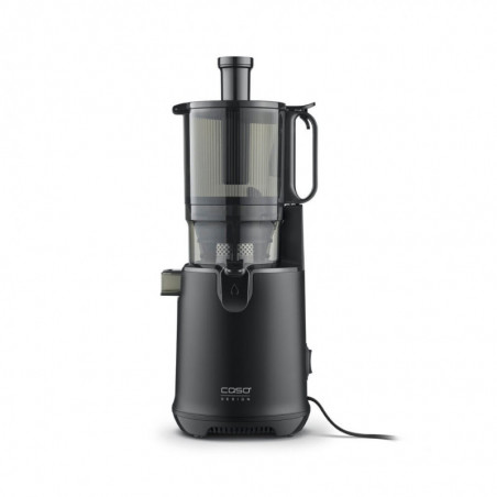 Storcator cu presare la rece slow juicer Caso Juice Fit Pro, 250 W, 1 l, 40 rpm, Safety Stop, Functionare silentioasa, Negru mat