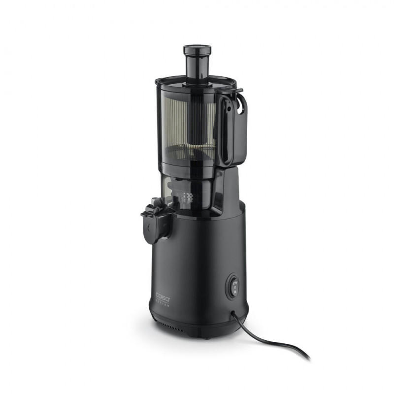 Storcator cu presare la rece slow juicer Caso Juice Fit Pro, 250 W, 1 l, 40 rpm, Safety Stop, Functionare silentioasa, Negru mat
