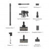 Aspirator vertical Dreame R10 Pro VTV41B, 150 AW, 3 moduri, 0,6 l, 65 min, filtru HEPA, indicatoare LED, negru
