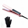 Placă de păr cu tehnologie cu abur Dreame AuraSteam AA01A, 65 W, plăci mobile, acoperire ceramică, 140-220 °C, PTC, NTC, memorie, afișaj LED, roz