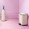Coș de gunoi Brabantia Bo Pedal 1010122, 4 l, închidere ușoară, bază antiderapantă, bej
