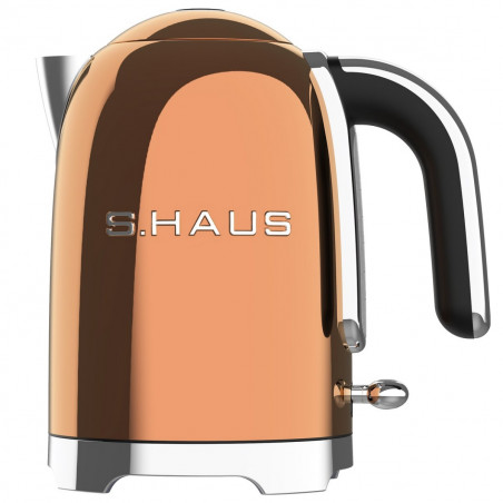 Cana electrica Swiss Haus SH-SWK2127, 2000 W, 1,7 l, Baza rotativa la 360°, Filtru, Pereti dubli, Cupru