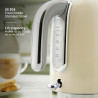 Cana electrica Swiss Haus SH-SWK2027, 2000 W, 1,7 l, Baza rotativa la 360°, Filtru, Element de incalzire ascuns, Pereti dubli, Crem