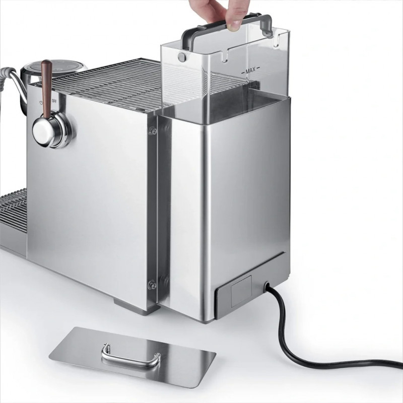 Mașină de espresso Caso Design EspressoGourmet Advanced, 3000 W, 19 bari, 2 l, ULKA, PID, manometru, semiprofesională, din oțel inoxidabil