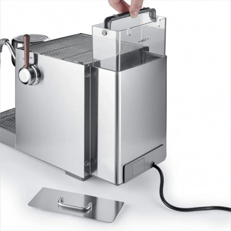 Mașină de espresso Caso Design EspressoGourmet Advanced, 3000 W, 19 bari, 2 l, ULKA, PID, manometru, semiprofesională, din oțel inoxidabil