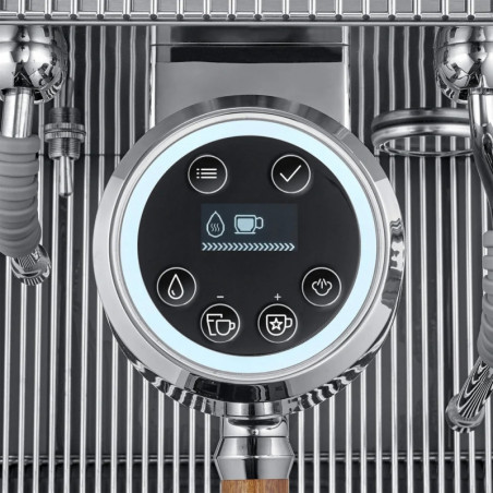 Mașină de espresso Caso Design EspressoGourmet Advanced, 3000 W, 19 bari, 2 l, ULKA, PID, manometru, semiprofesională, din oțel inoxidabil