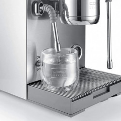 Mașină de espresso Caso Design EspressoGourmet Advanced, 3000 W, 19 bari, 2 l, ULKA, PID, manometru, semiprofesională, din oțel inoxidabil