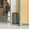 Coș de gunoi Brabantia Bo Touch 1010130, 30 l, deschidere lină și silențioasă, deschidere largă, gri