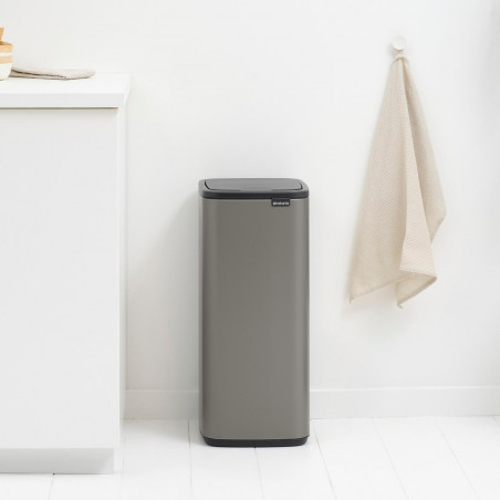 Coș de gunoi Brabantia Bo Touch 1010130, 30 l, deschidere lină și silențioasă, deschidere largă, gri